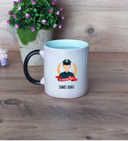 Erkek Polis Kupa Bardak Sihirli Polisler Günü Hediyesi