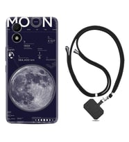 TCL 303 Kılıf Resimli Boyun Askılı İpli Desenli Silikon Moon info 1424
