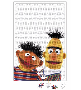 Susam Sokağı Edi & Büdü Puzzle 240 Parça Yapboz