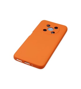 Pilelistore   Huawei Nova Y90 Kılıf Nano içi Kadife Silikon - Turuncu
