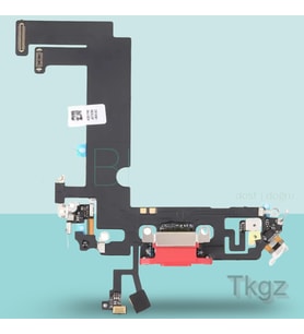 Apple İphone 12 MİNİ Full Şarj Soketi Filmi FLEX (KIRMIZI)