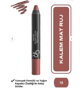 Golden Rose Matte Lipstick  Crayon No:18
