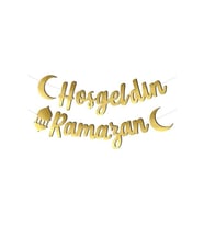 Hoş Geldin Ramazan Gold Banner