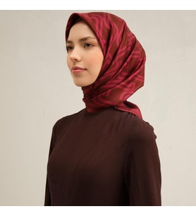 Armine E25YA9343D02 87 Dj Saf İpek Eşarp 9343D (T)