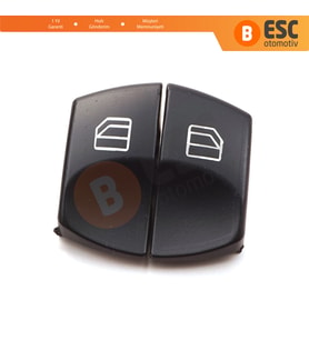 Mercedes Sprinter MK2 W906 2006-2020 VW Crafter MK1 2006-2017 İçin 2 Adet Ön Sol Cam Düğme Kapağı