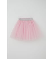 Breeze Kız Çocuk Tütü Etek Beli Sim Detaylı Lastikli 5-10 Yaş, Pembe