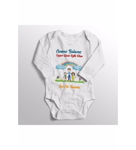 Bebek Beyaz Canımız Babamız Doğum Günü Zıbını