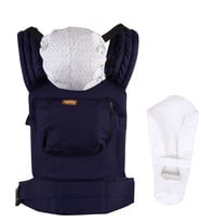 Ergonomik Kanguru Bebek Kangurusu Yenidoğan Seti Lacivert (Standart)