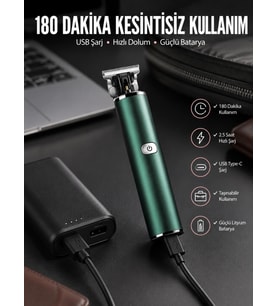 Tıraş Makinesi Saç Sakal Ense Çizim Ayarlanabilir Başlık Yeni Nesil