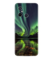 Xiaomi Redmi 12C Kılıf Resimli Desenli Baskılı Silikon Kuzey Işıkları 1327