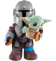 Star Wars Mandalorian Sesli Pelüş Figür, 3 yaş ve üzeri, HPC19 (Çok Renkli)