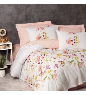 Cotton Box Ranforce Nevresim Takımı Tek Kişilik Emma Somon