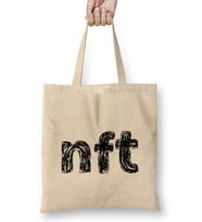Non-Fungible Token Nft Crypto Currency Mining GIFT Bitcoin Ethereum Bez Çanta Uzun Saplı