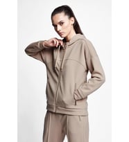 LESCON 21N-2126 FERMUARLI KAPŞONLU ÜST (Camel)
