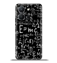 Vivo Y36 Kapak HD Renkli Dizayn Silikon Kılıf - Einstein Denklem
