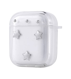 Lexroo Airpods Airbag 44 Airbag Tasarımlı Simli Şeffaf Kutup Kılıf - Yıldız