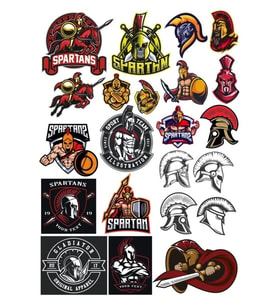 Spartalı Savaşçı Sticker Set 2 20 Parça Telefon, Tablet, Defter, Laptop Sticker