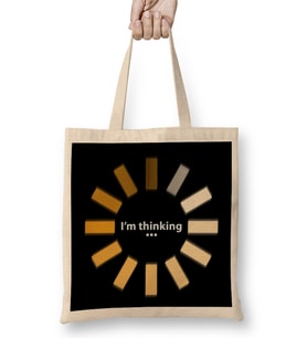 Funny I'm Thinking 02 Bez Çanta Uzun Saplı