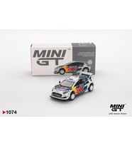 Mini GT 1074 Ford Puma Rally1 #16 M-Sport Ford WRT 2024 Rally Finland 3rd Place 1/64 Model Araba (Çok Renkli)
