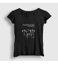 Presmono Kadın Siyah Insomnia Maxi Jazz Faithless T-Shirt 458773tt