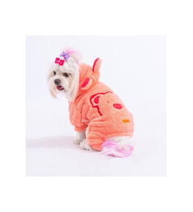 Pawstar Köpek Salmon Koala Rompers 2XLarge Sırt43cm Göğüs58cm Boyun38cm