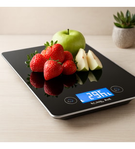 Cam Mutfak Tartısı 5kg/1g LCD