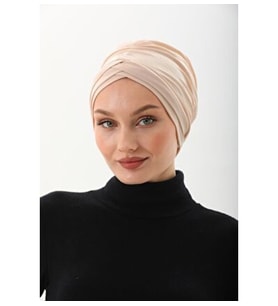 Monalisa Home  Şık 3 Bantlı Bone Krem Renkli