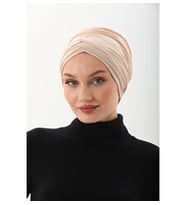 Monalisa Home  Şık 3 Bantlı Bone Krem Renkli