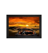 Manzara Temalı Kanvas Tablo 50 x 70 cm Siyah Çerçeve