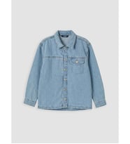 LCW Kids İndigo Erkek Çocuk Jean Gömlek
