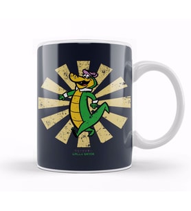 Wally Gator Retro Japanese Kupa Bardak Porselen