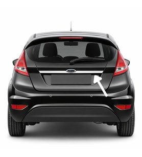 Ford Fiesta 2009-2017 Arası Krom Bagaj Çıtası Paslanmaz Çelik