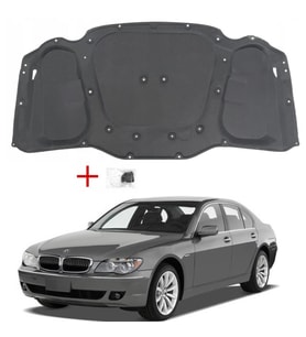 Bmw 7 Serisi E65 Kaput İzolasyonu Klipsli 2001-2007 51487135244