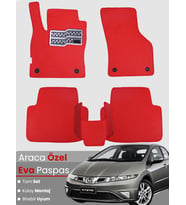 HONDA CİVİC-FK/FN HATCHBACK 5 KAPI (2006-2012) Uyumlu EVA Paspas Tam Set–Araca Özel