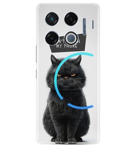 Infinix GT 20 Pro Kılıf Boutique Baskılı Resimli Don't Touch Cat Pcode -011