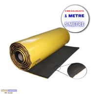 Araç Oto Ses Yalıtımı Kauçuk Köpüğü Bantlı 9mm 100x500 1 Top 5m²