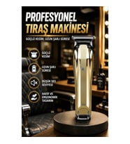 Profesyonel Şarjlı Erkek Saç ve Sakal Tıraş Makinesi USB Şarjlı Güçlü Kesim Kablosuz Bakım Cihazı