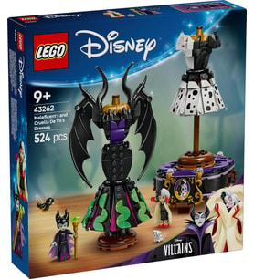 LEGO Disney 43262 Maleficent's and Cruella De Vil's Dresses