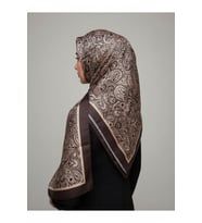 Zarif, Yaprak Desenli Soft Şal 70 x180