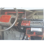 Meriç® Fiat Şahin S Ön Torpido Kaplama Maun 24 Parça 1988-1997 (Maun)