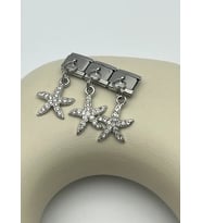 Çelik Silver Yıldız Sallantılı Nomi Charm - 25crm86