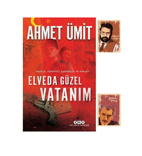 Elveda Güzel Vatanım - Ahmet Ümit - Yapı Kredi Yayınları -Not Defter Seti (Renksiz)