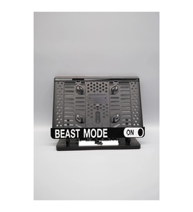 Beast Mod On 3D Kabartmalı Pleksi Motor Plakalık