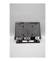 Beast Mod On 3D Kabartmalı Pleksi Motor Plakalık