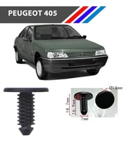 Peugeot 405 Davlumbaz Döşeme Çok Amaçlı Klips 50 Adetli Paket