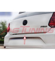 Volkswagen Polo 6R Krom Bagaj Alt Çıta Formlu 2009 2017 Paslanmaz Çelik