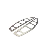 Doblo Stop Çerçevesi 2000 - 2006 Krom 2 Parça Paslanmaz Çelik (Metal)