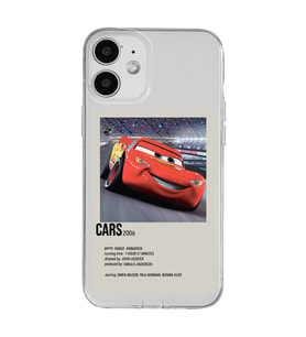 Iphone 12 Uyumlu Cars Mcqueen Desenli Şeffaf Telefon Kılıfı