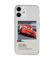 Iphone 12 Uyumlu Cars Mcqueen Desenli Şeffaf Telefon Kılıfı
