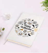 BK Gift Happy Halloween Tasarımlı Beyaz Defter-5